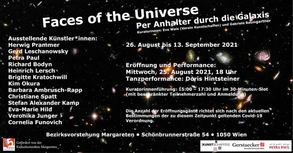 Ausstellung Kim Okura Wien Faces of the Universe BV Margareten