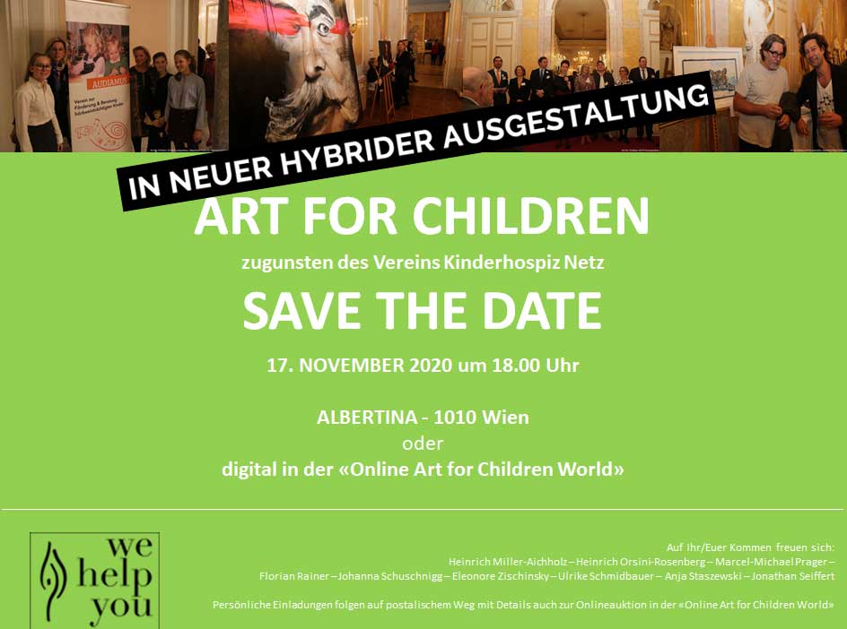 Art For Children Einlandung Flyer 2020